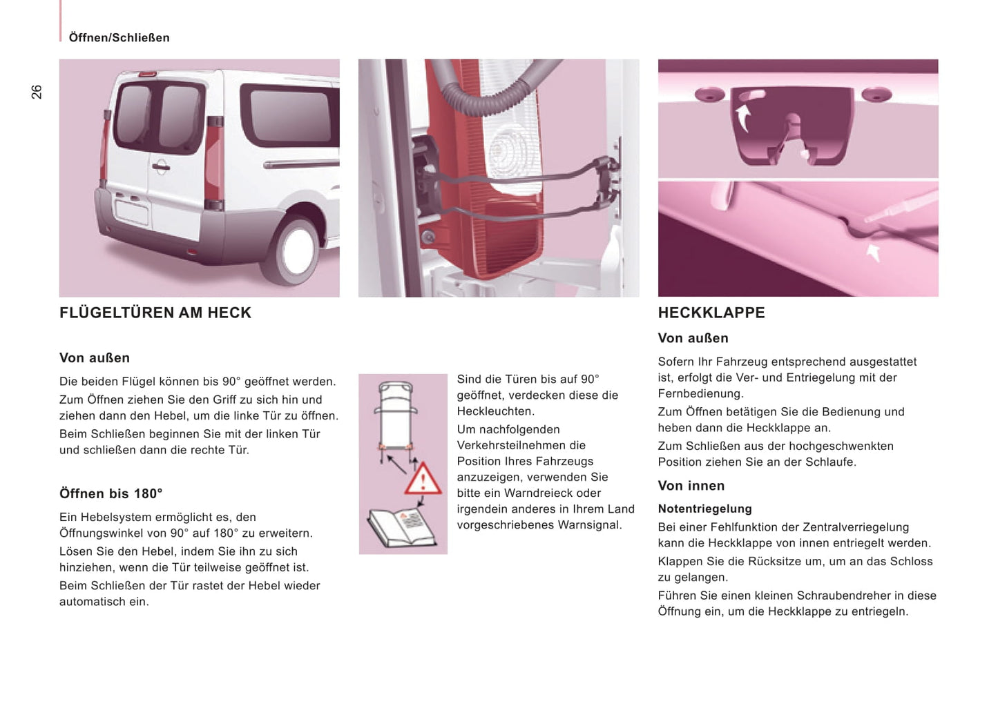 2014-2016 Peugeot Expert Tepee Bedienungsanleitung | Deutsch