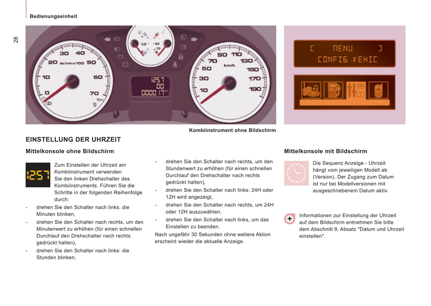 2014-2016 Peugeot Expert Tepee Bedienungsanleitung | Deutsch