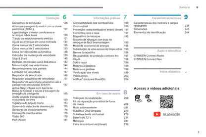 2018-2021 Citroën C4 Spacetourer/Grand C4 Spacetourer Gebruikershandleiding | Português