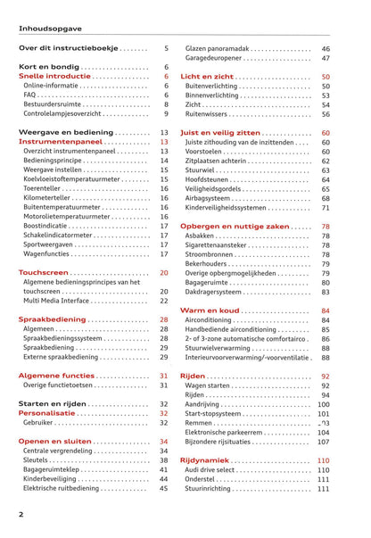 2018-2021 Audi Q3 Bedienungsanleitung | Niederländisch