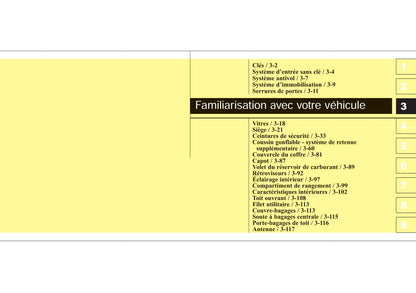 2006-2007 Kia Sportage Gebruikershandleiding | Frans