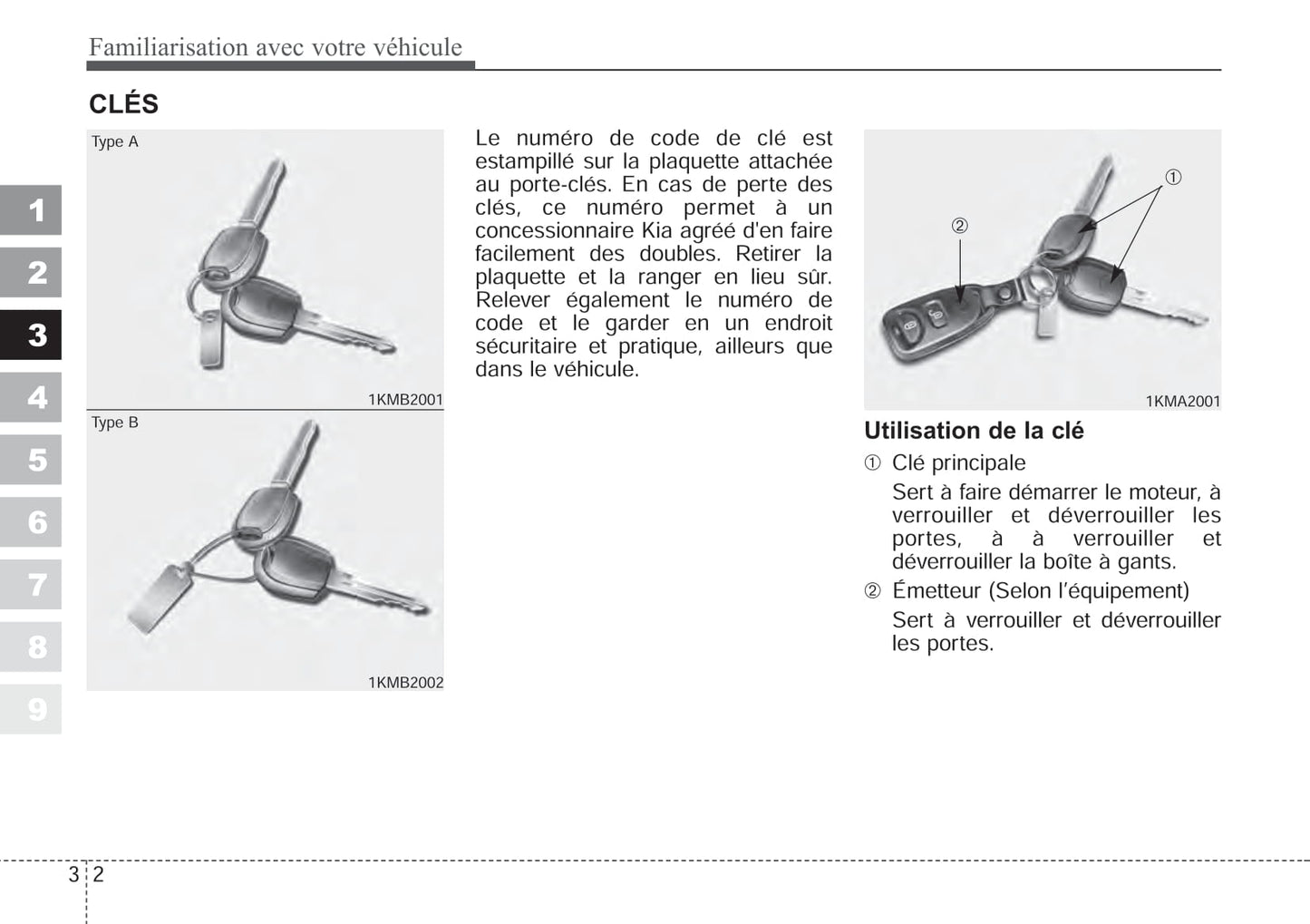 2006-2007 Kia Sportage Gebruikershandleiding | Frans