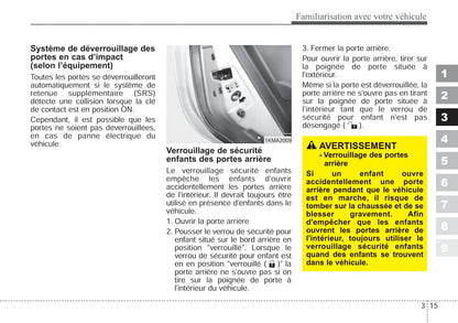 2006-2007 Kia Sportage Gebruikershandleiding | Frans