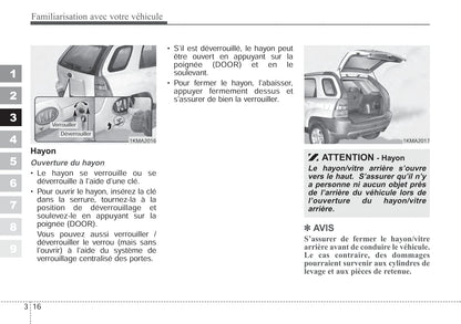 2006-2007 Kia Sportage Gebruikershandleiding | Frans