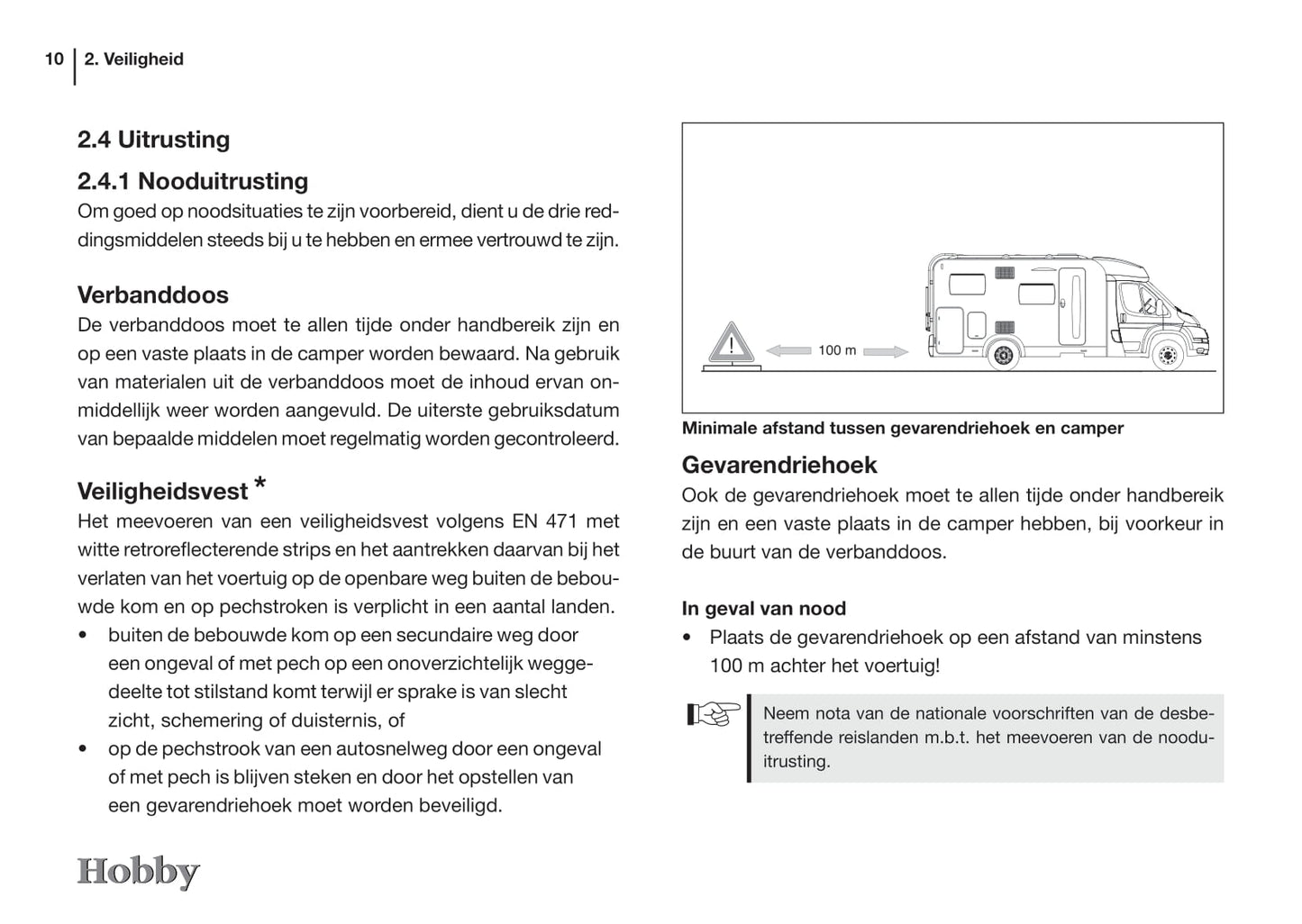 2015 Hobby Optima/Siesta Owner's Manual | Dutch