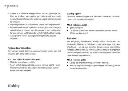 2015 Hobby Optima/Siesta Owner's Manual | Dutch