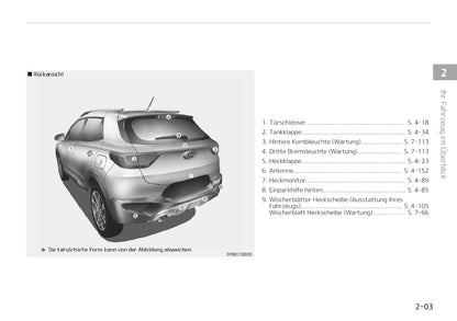 2017-2020 Kia Stonic Manuel du propriétaire | Allemand