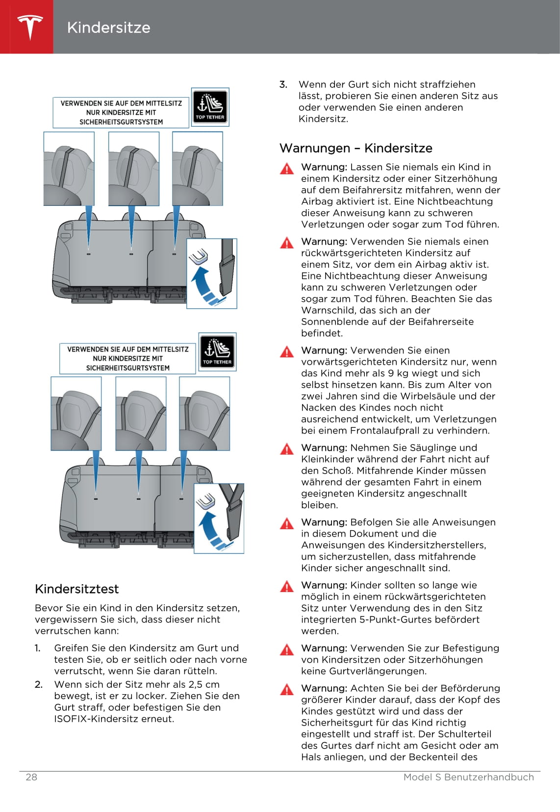 2013-2016 Tesla Model S Gebruikershandleiding | Duits