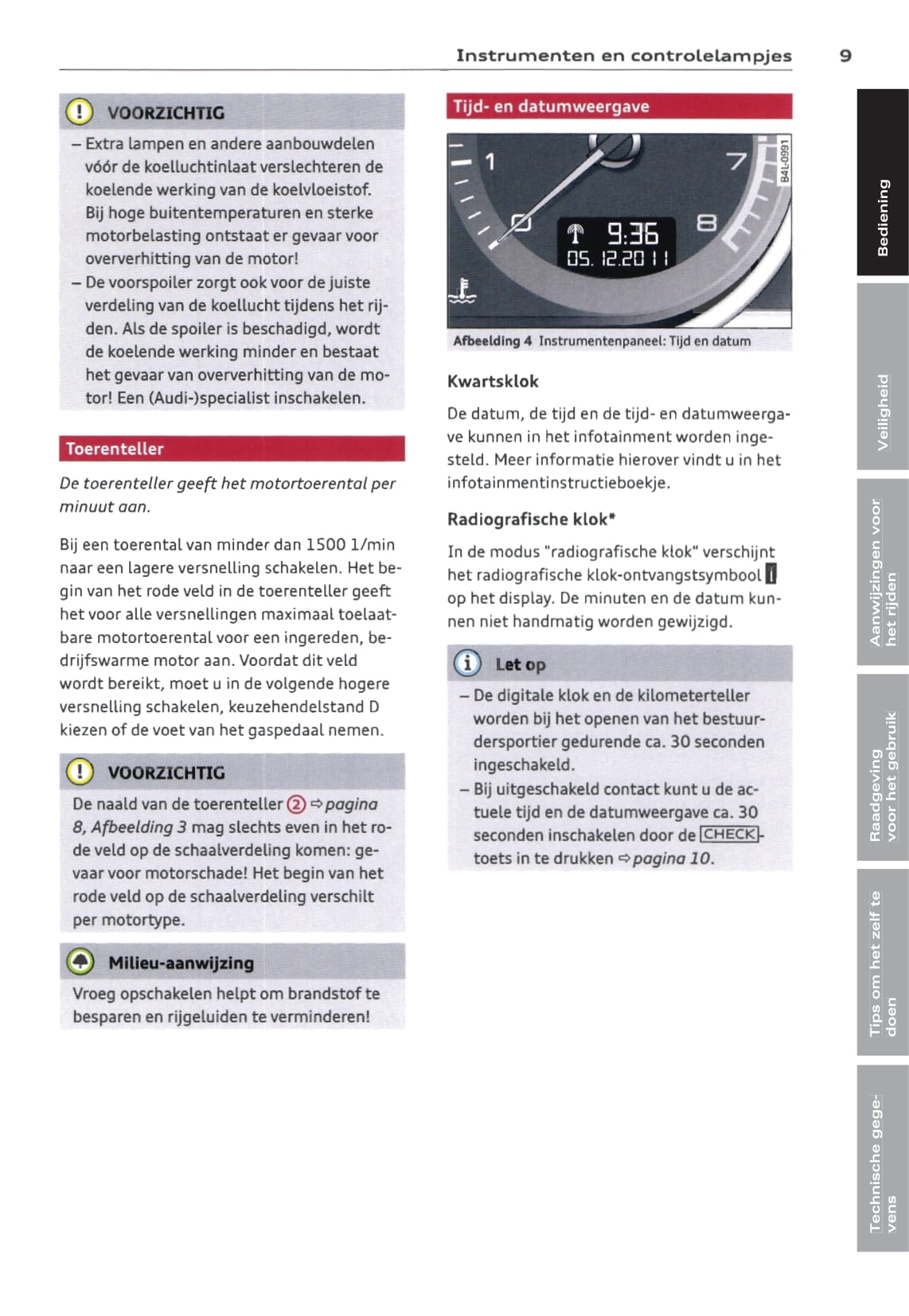 2009-2015 Audi Q7 Gebruikershandleiding | Nederlands