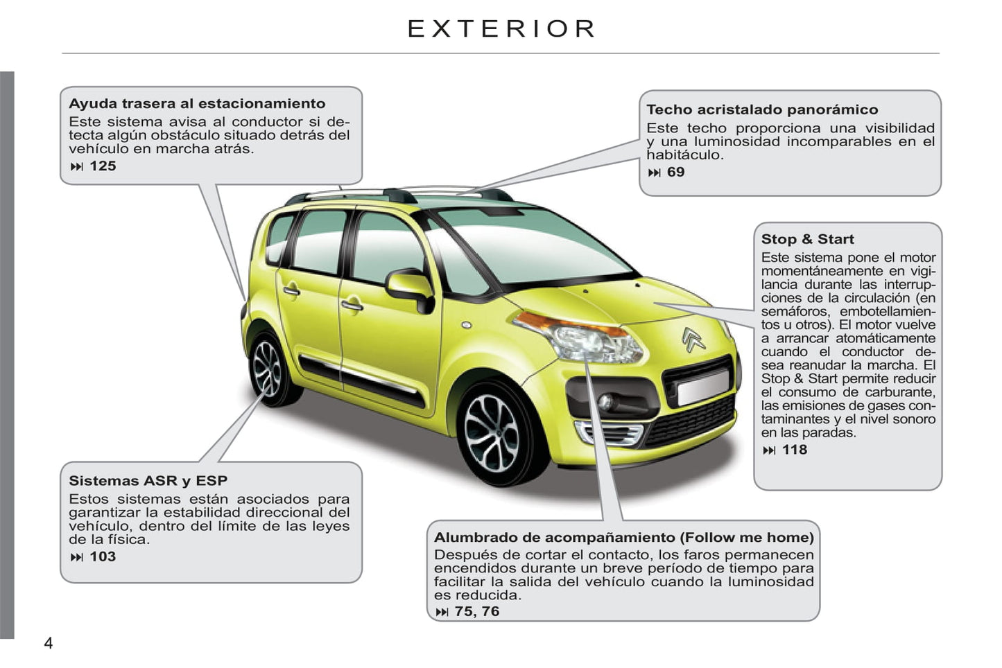 2011-2012 Citroën C3 Picasso Gebruikershandleiding | Spaans