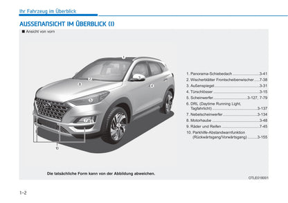 2018-2021 Hyundai Tucson Manuel du propriétaire | Allemand