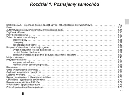 2010-2011 Renault Mégane Bedienungsanleitung | Polnisch