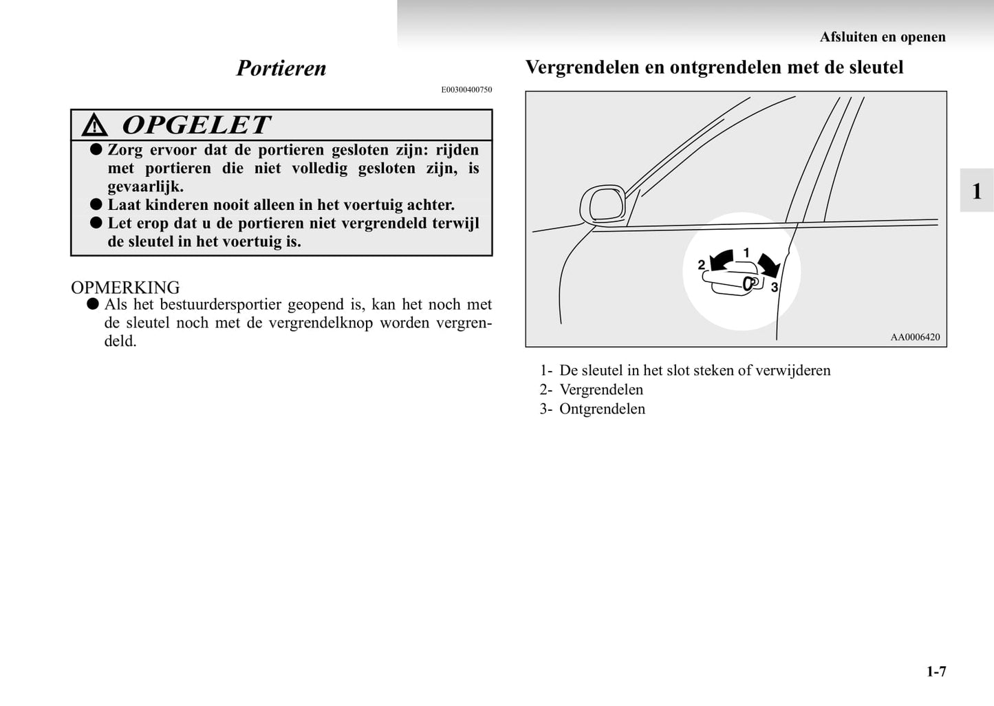 2003-2007 Mitsubishi Lancer Gebruikershandleiding | Nederlands