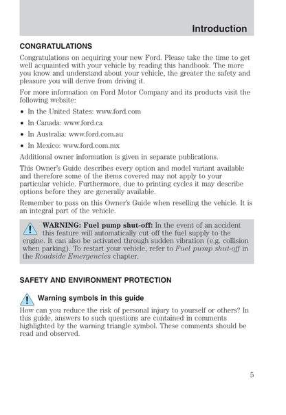 2012 Ford F-350 Owner's Manual | English