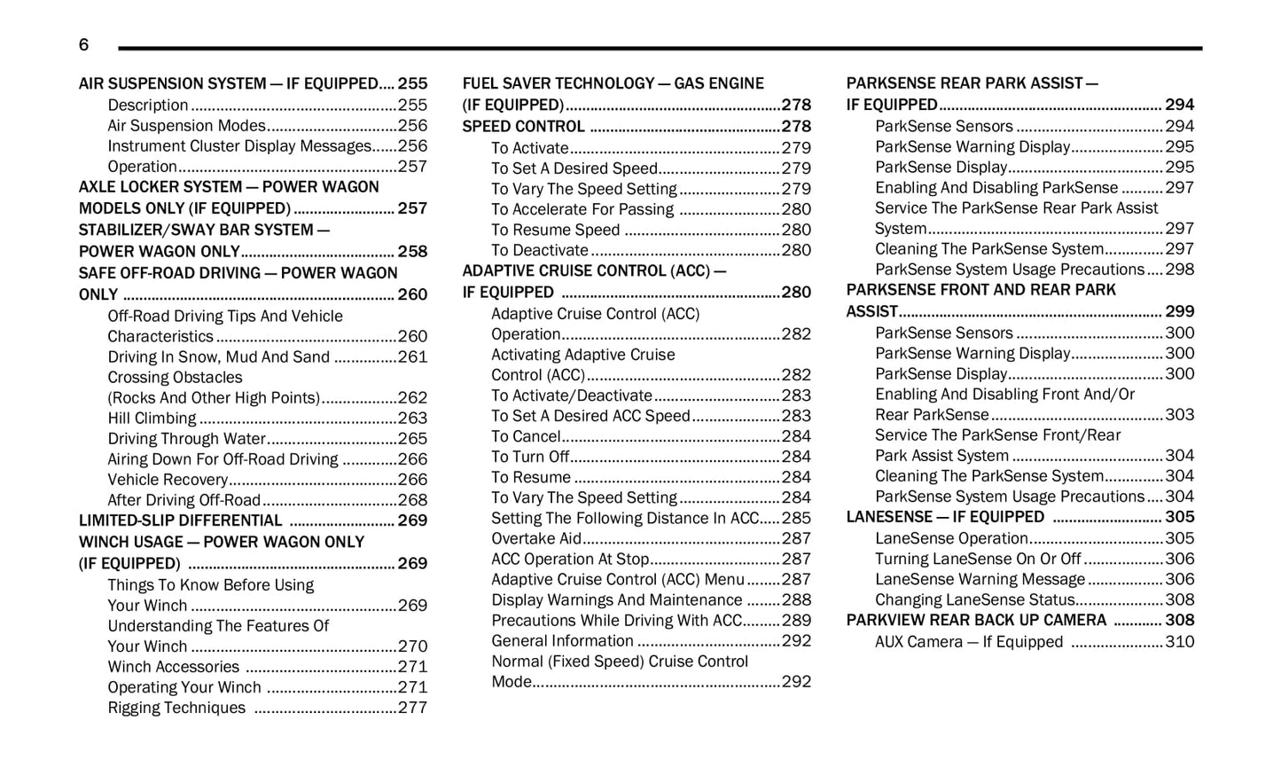 2020 Ram 2500/3500 Owner's Manual | English