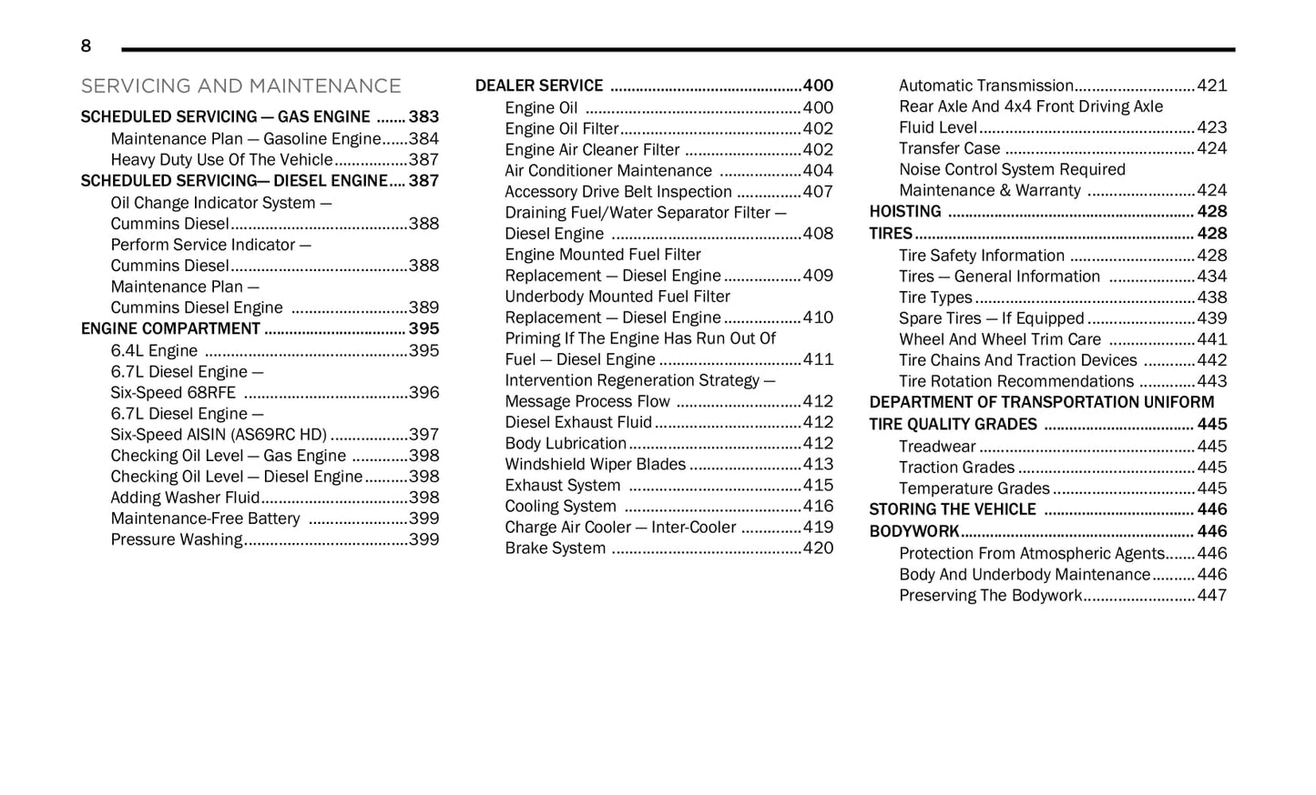 2020 Ram 2500/3500 Owner's Manual | English