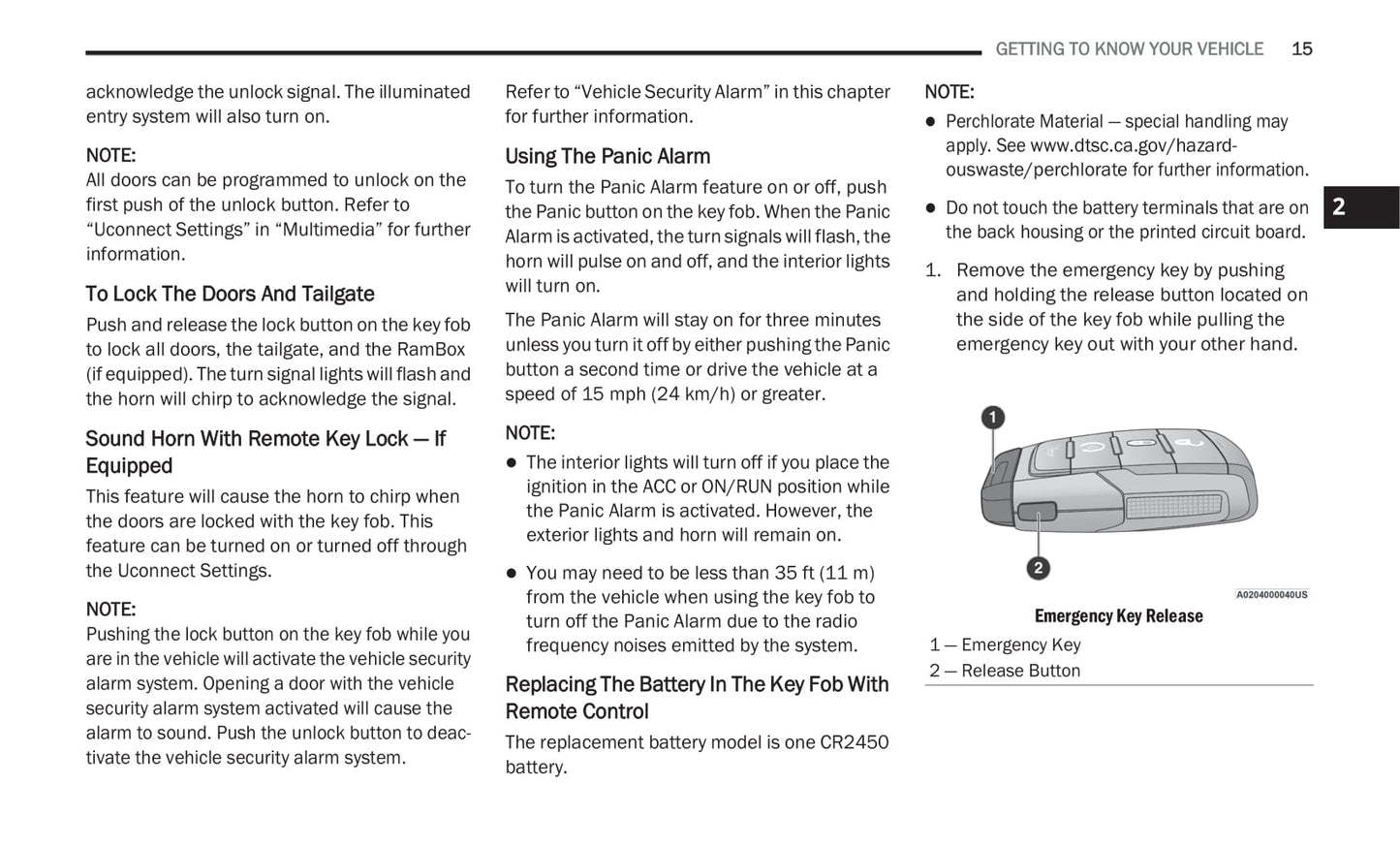 2020 Ram 2500/3500 Owner's Manual | English