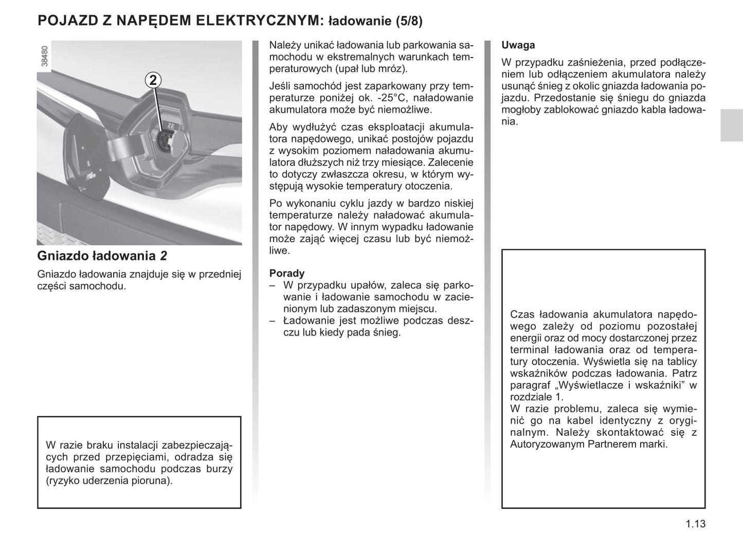 2013-2016 Renault Kangoo Manuel du propriétaire | Polonais