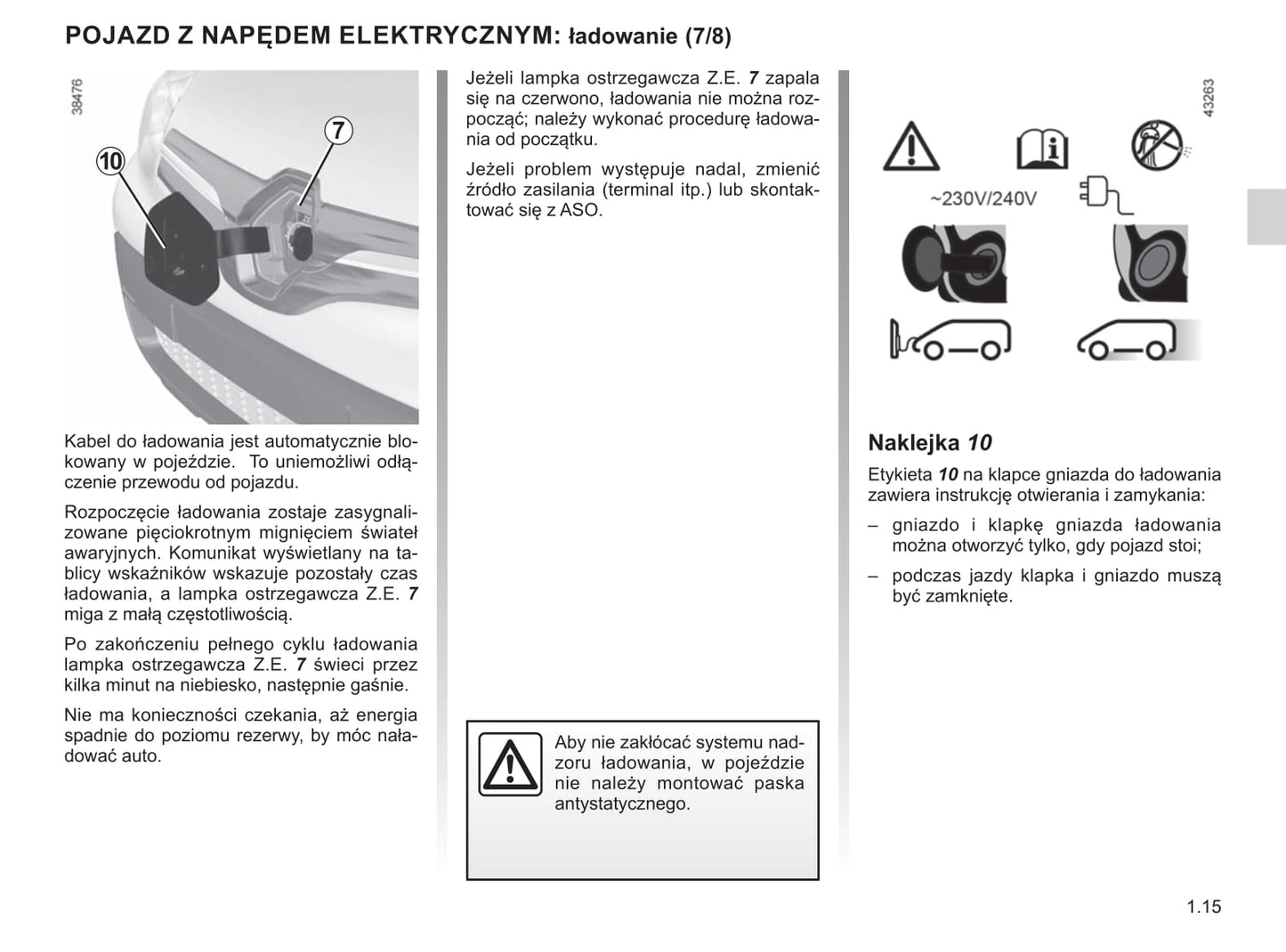 2013-2016 Renault Kangoo Manuel du propriétaire | Polonais