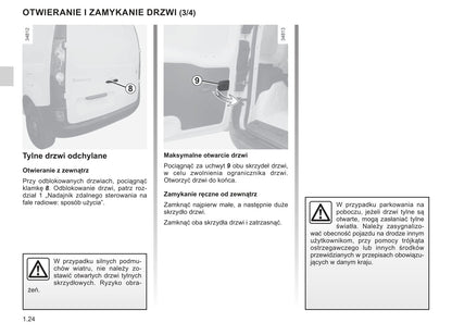 2013-2016 Renault Kangoo Manuel du propriétaire | Polonais