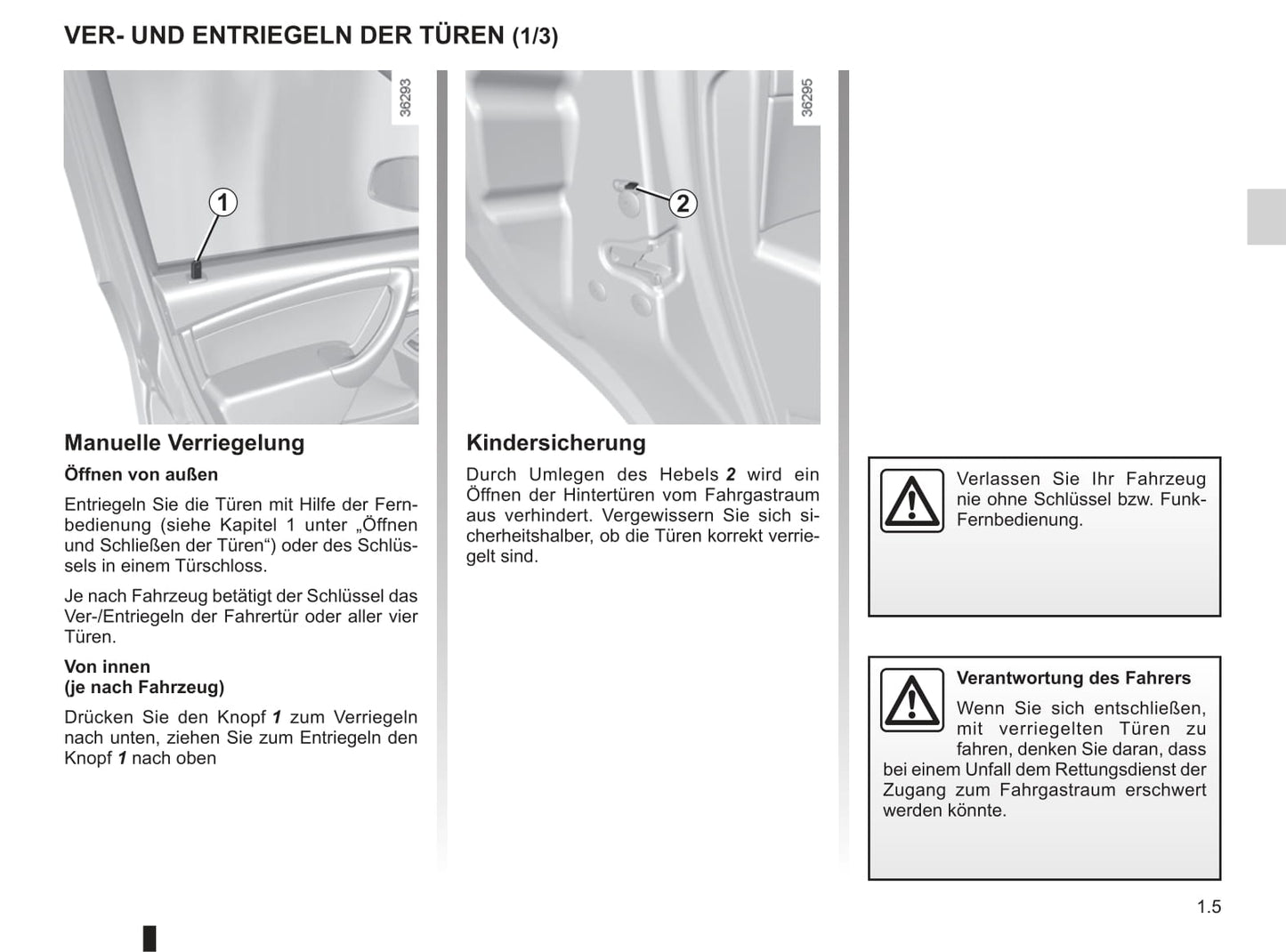 2013-2018 Dacia Duster Gebruikershandleiding | Duits