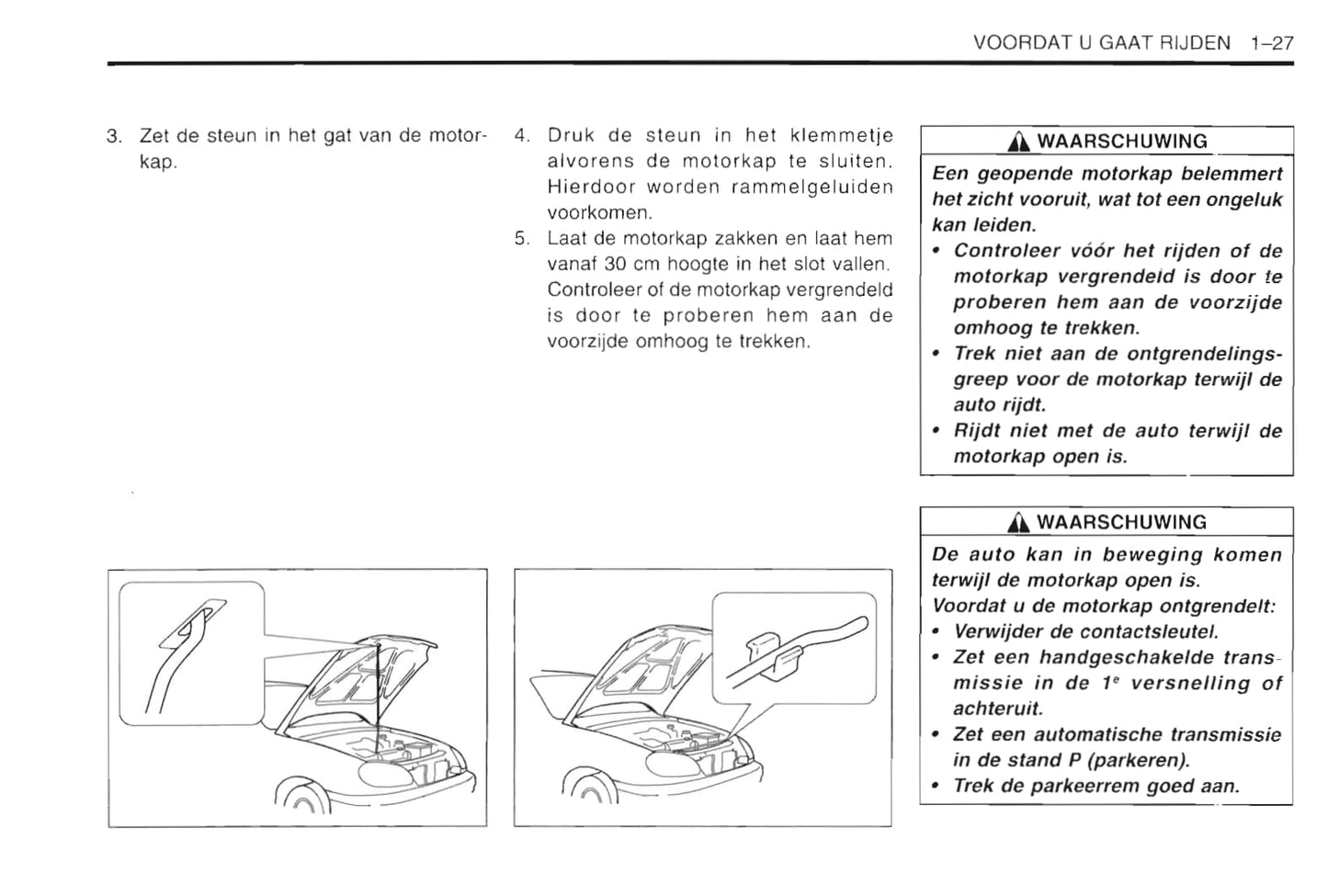 1997-2003 Daewoo Lanos Manuel du propriétaire | Néerlandais