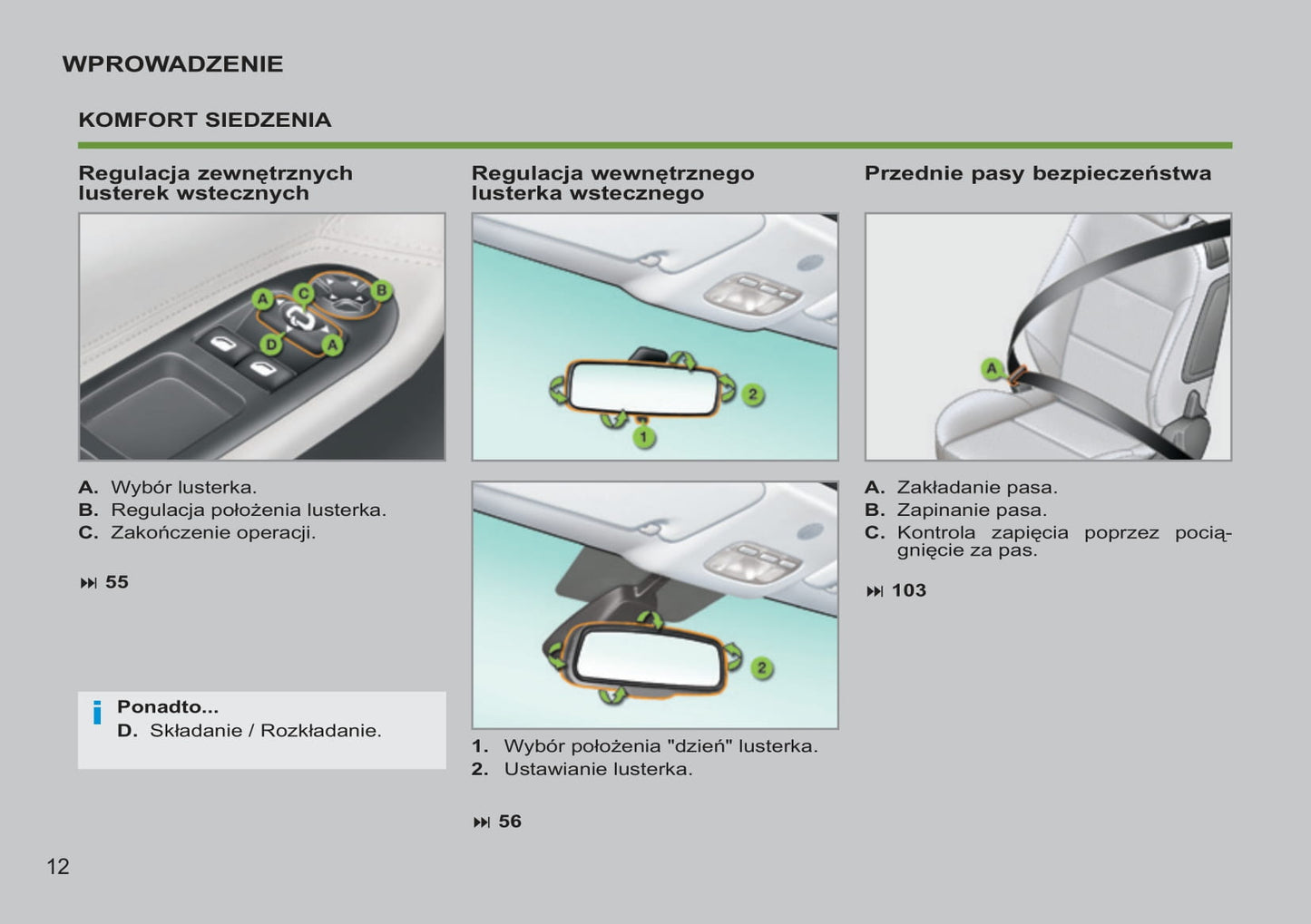 2014-2015 Peugeot 207 CC Bedienungsanleitung | Polnisch