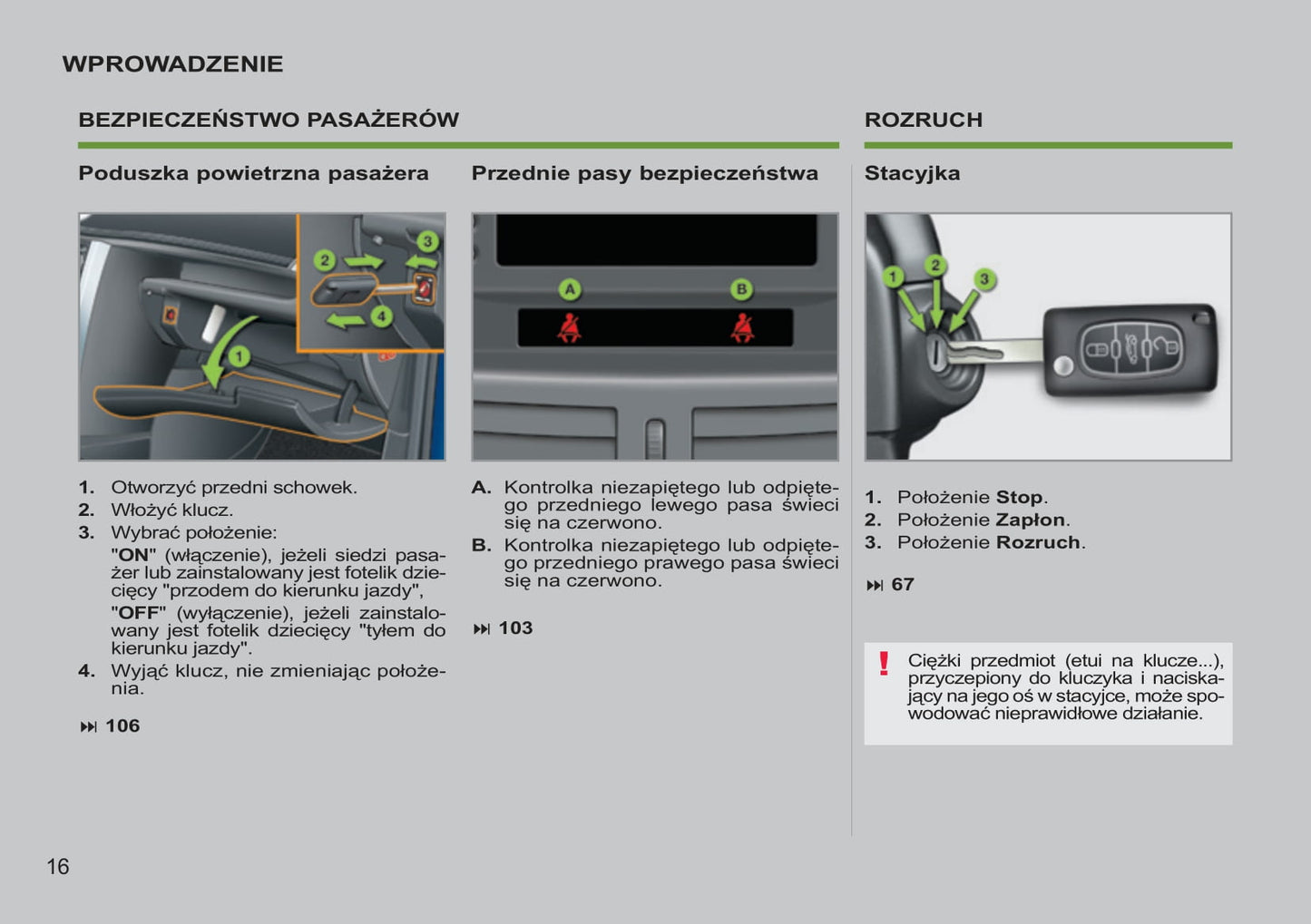 2014-2015 Peugeot 207 CC Bedienungsanleitung | Polnisch