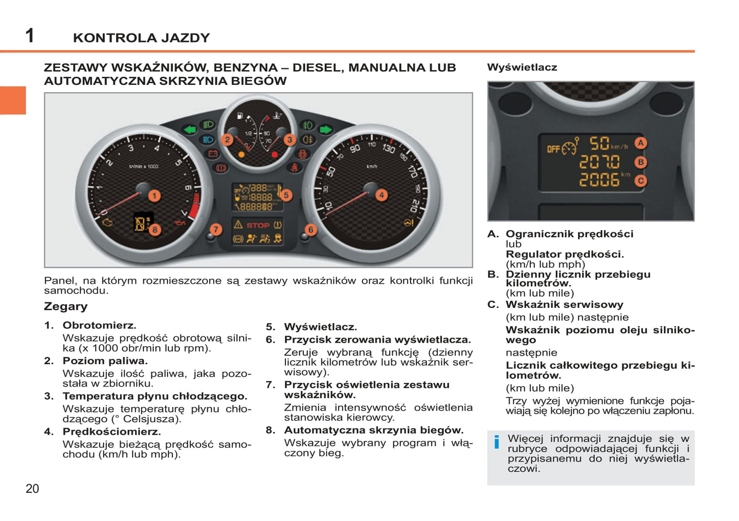 2014-2015 Peugeot 207 CC Bedienungsanleitung | Polnisch