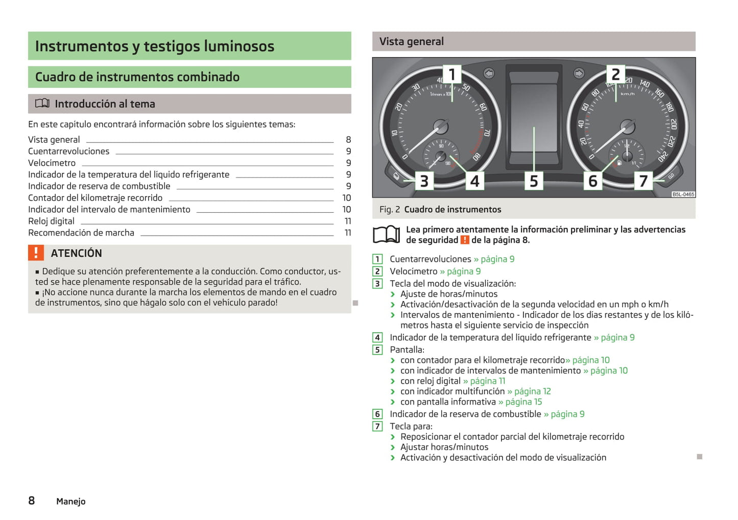 2014-2015 Skoda Yeti Owner's Manual | Spanish