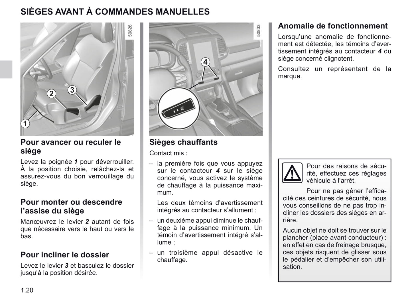 2017-2020 Renault Koleos Manuel du propriétaire | Français