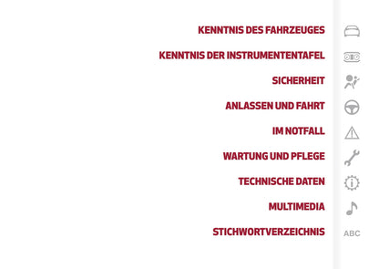 2017-2020 Alfa Romeo Stelvio Owner's Manual | German