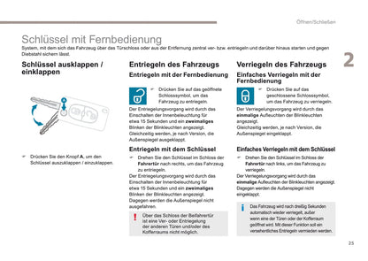 2016-2017 Peugeot Ion Bedienungsanleitung | Deutsch