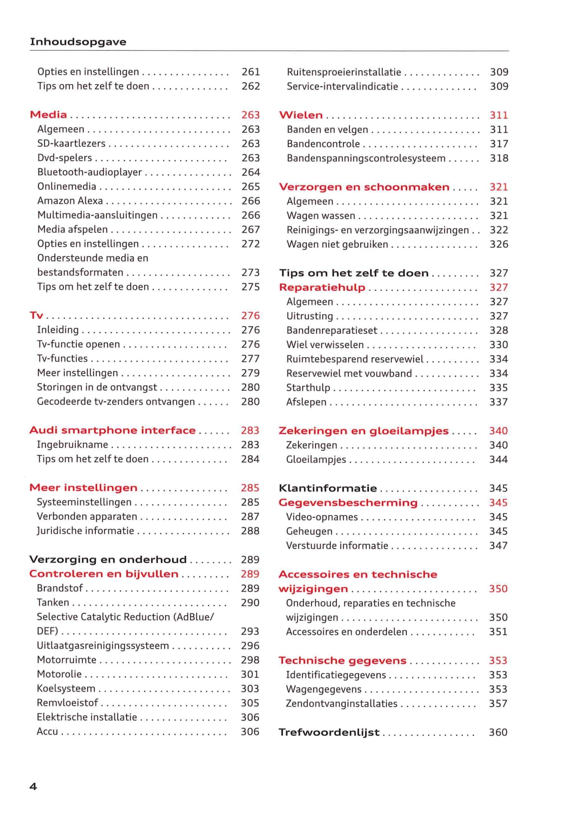 2018-2021 Audi A6 Gebruikershandleiding | Nederlands