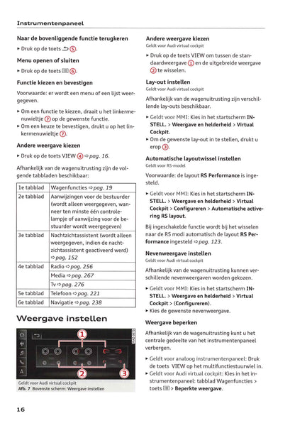 2018-2021 Audi A6 Gebruikershandleiding | Nederlands