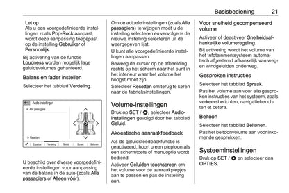 Opel Corsa Infotainment System Handleiding 2019 - 2021