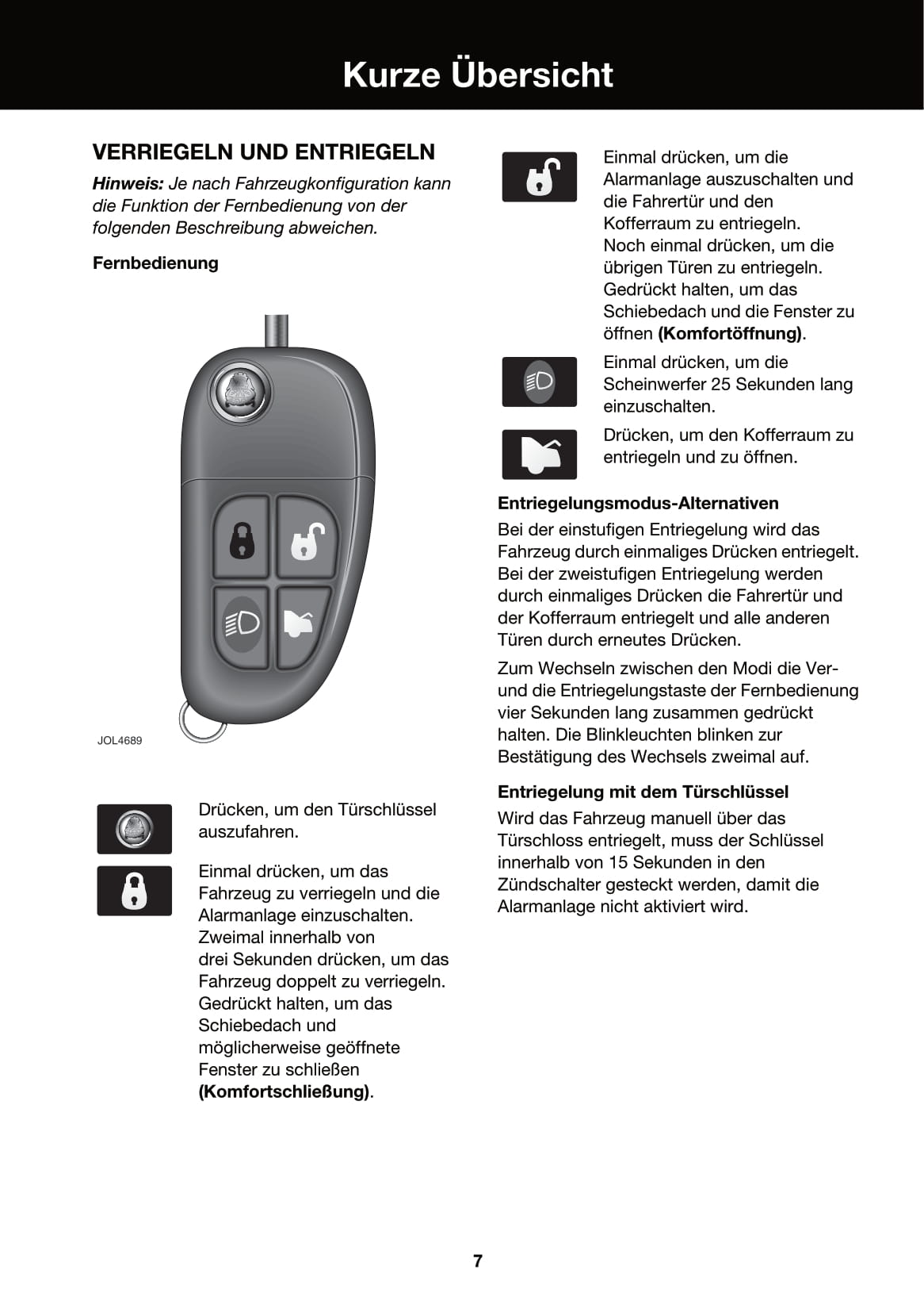 2001-2008 Jaguar X-Type Bedienungsanleitung | Deutsch