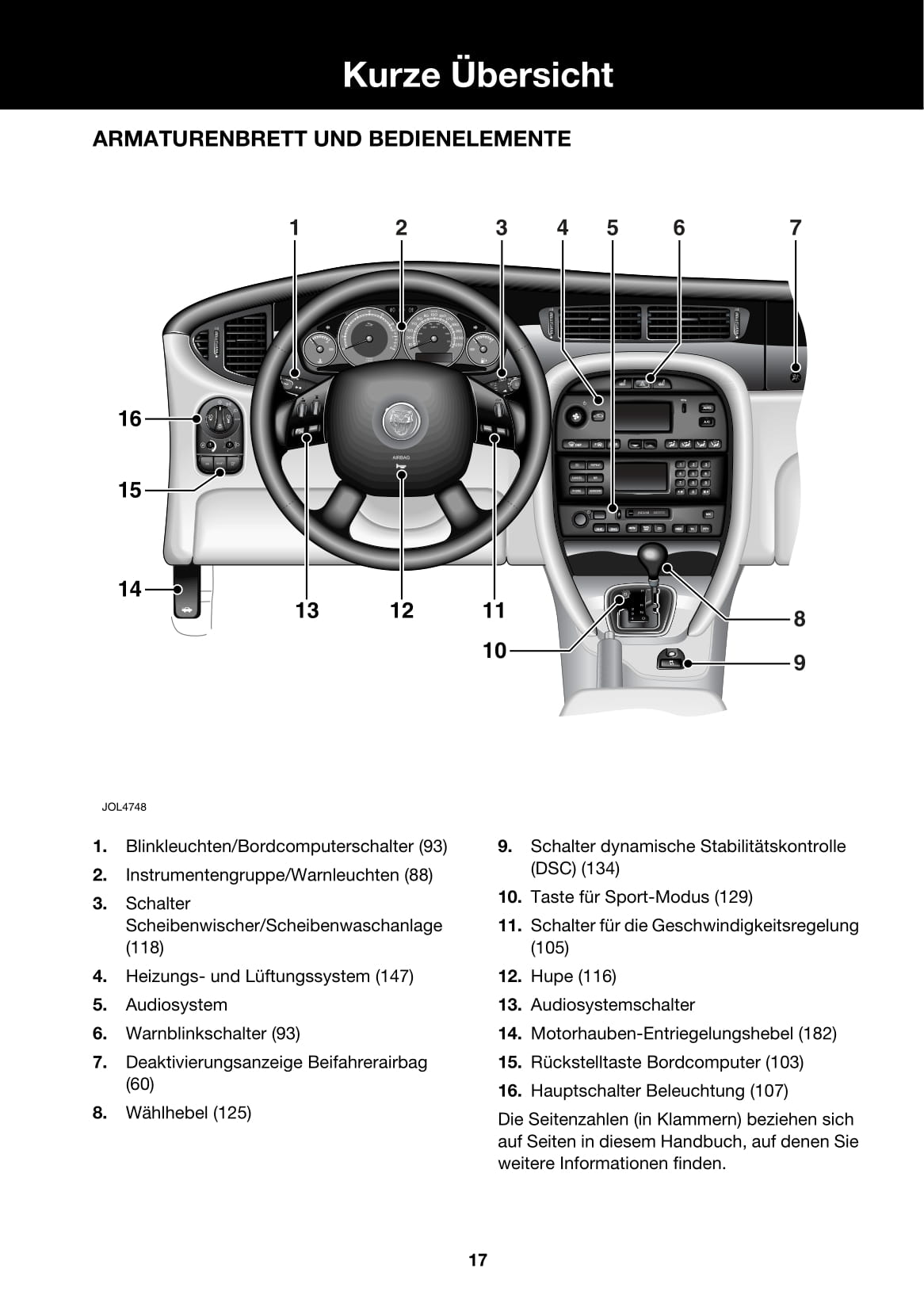 2001-2008 Jaguar X-Type Bedienungsanleitung | Deutsch