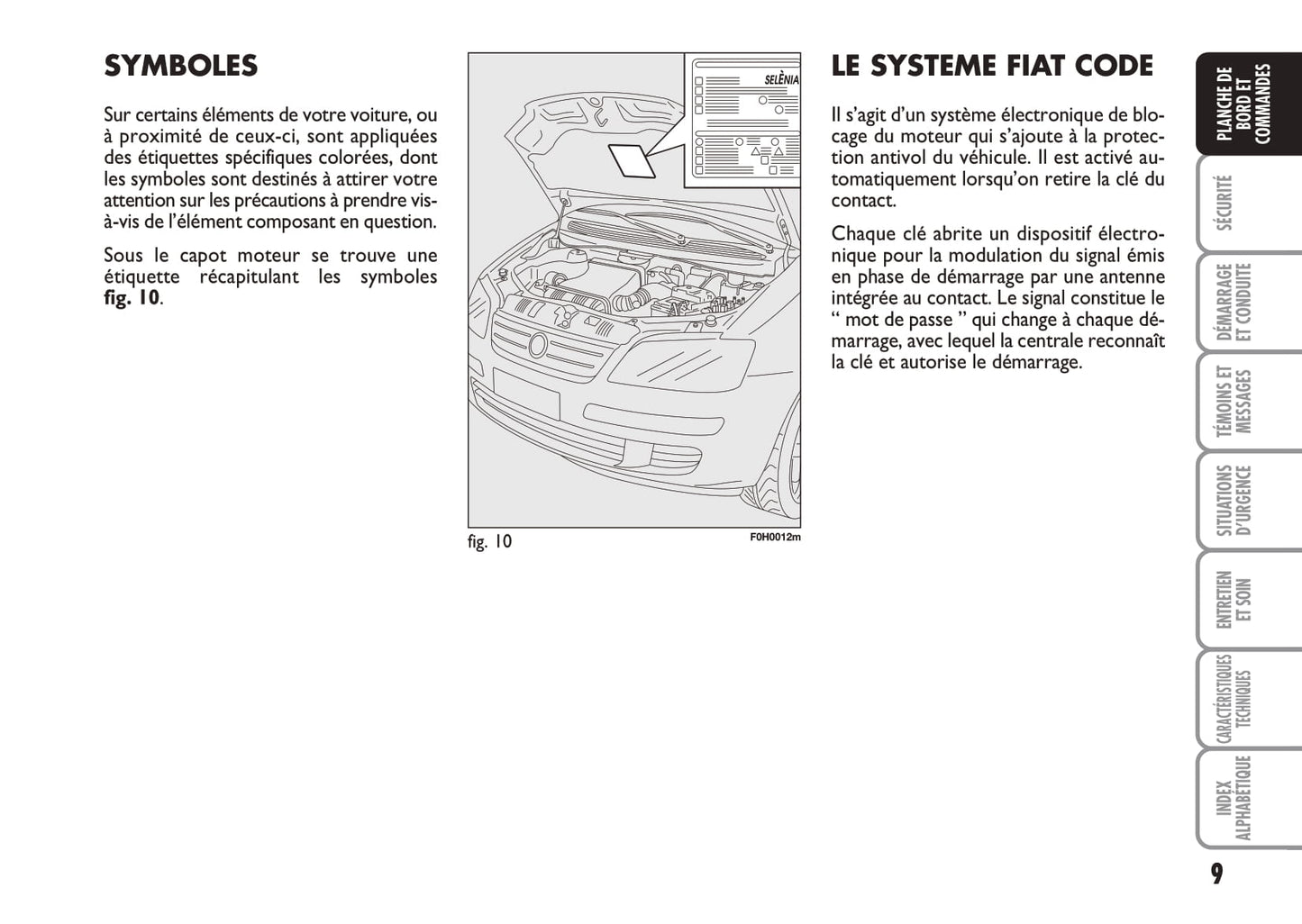 2005-2007 Fiat Idea Manuel du propriétaire | Français