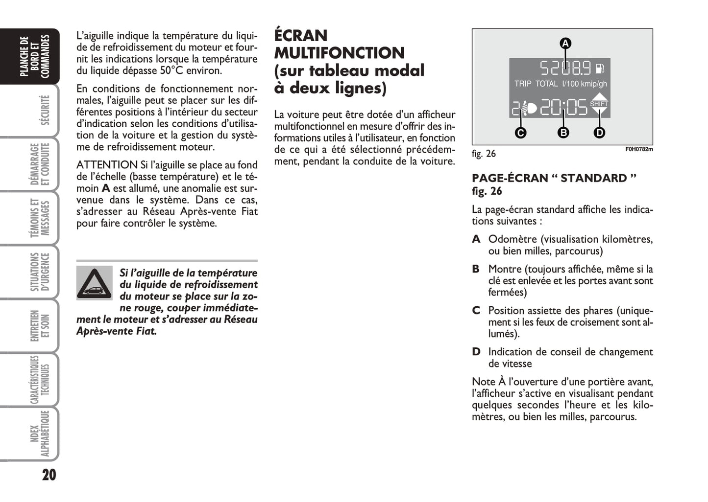 2005-2007 Fiat Idea Manuel du propriétaire | Français