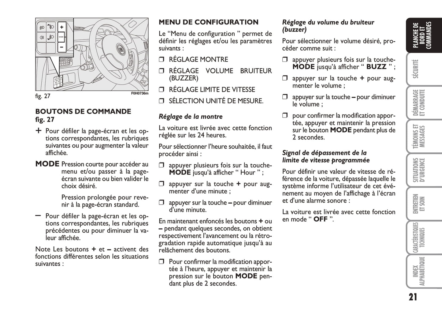 2005-2007 Fiat Idea Manuel du propriétaire | Français