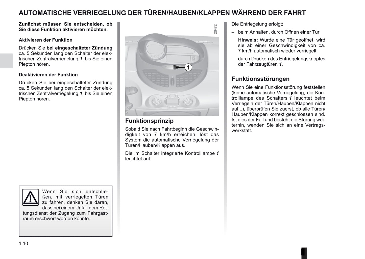 2012-2014 Renault Twingo Manuel du propriétaire | Allemand