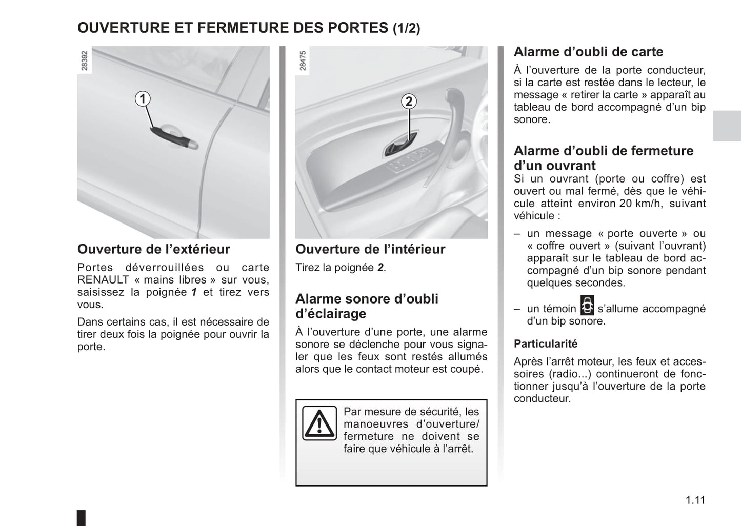 2011-2015 Renault Fluence Manuel du propriétaire | Français