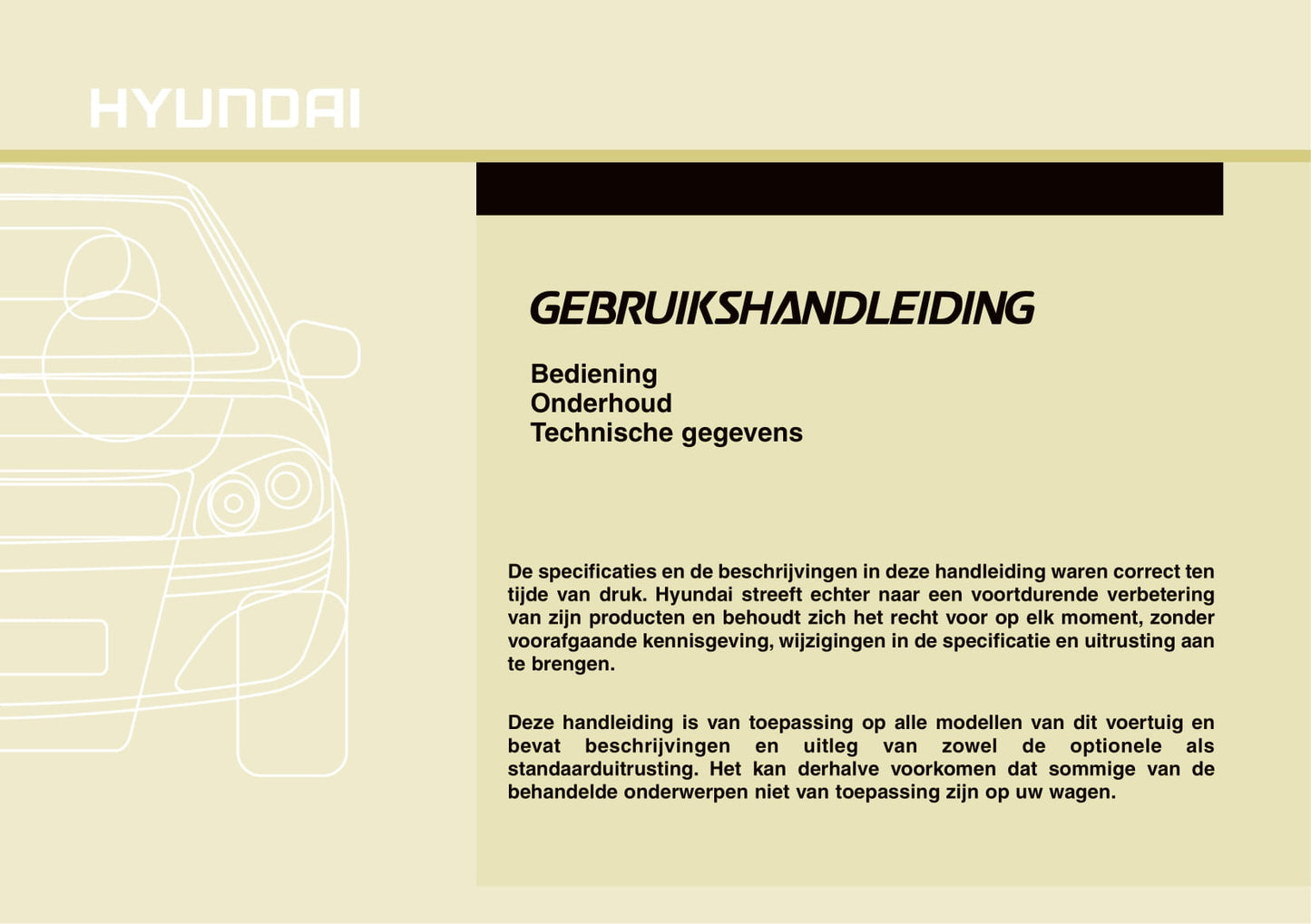 2010-2011 Hyundai ix35 Gebruikershandleiding | Nederlands