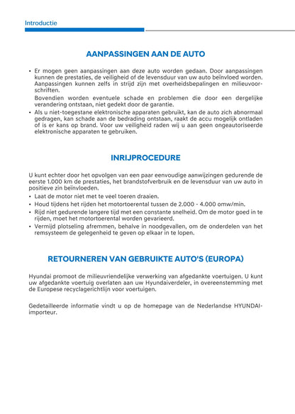 2020-2021 Hyundai i20 Gebruikershandleiding | Nederlands