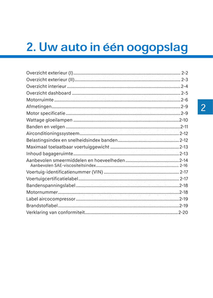 2020-2021 Hyundai i20 Gebruikershandleiding | Nederlands