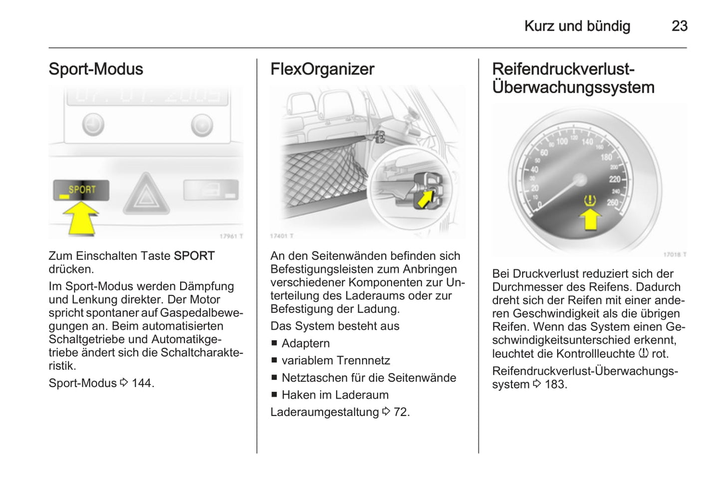 2013-2014 Opel Zafira / Zafira Family Manuel du propriétaire | Allemand