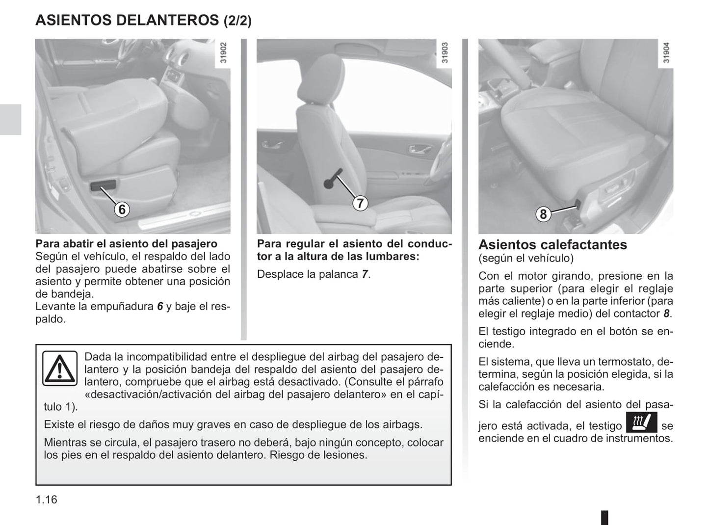 2008-2010 Renault Koleos Manuel du propriétaire | Espagnol