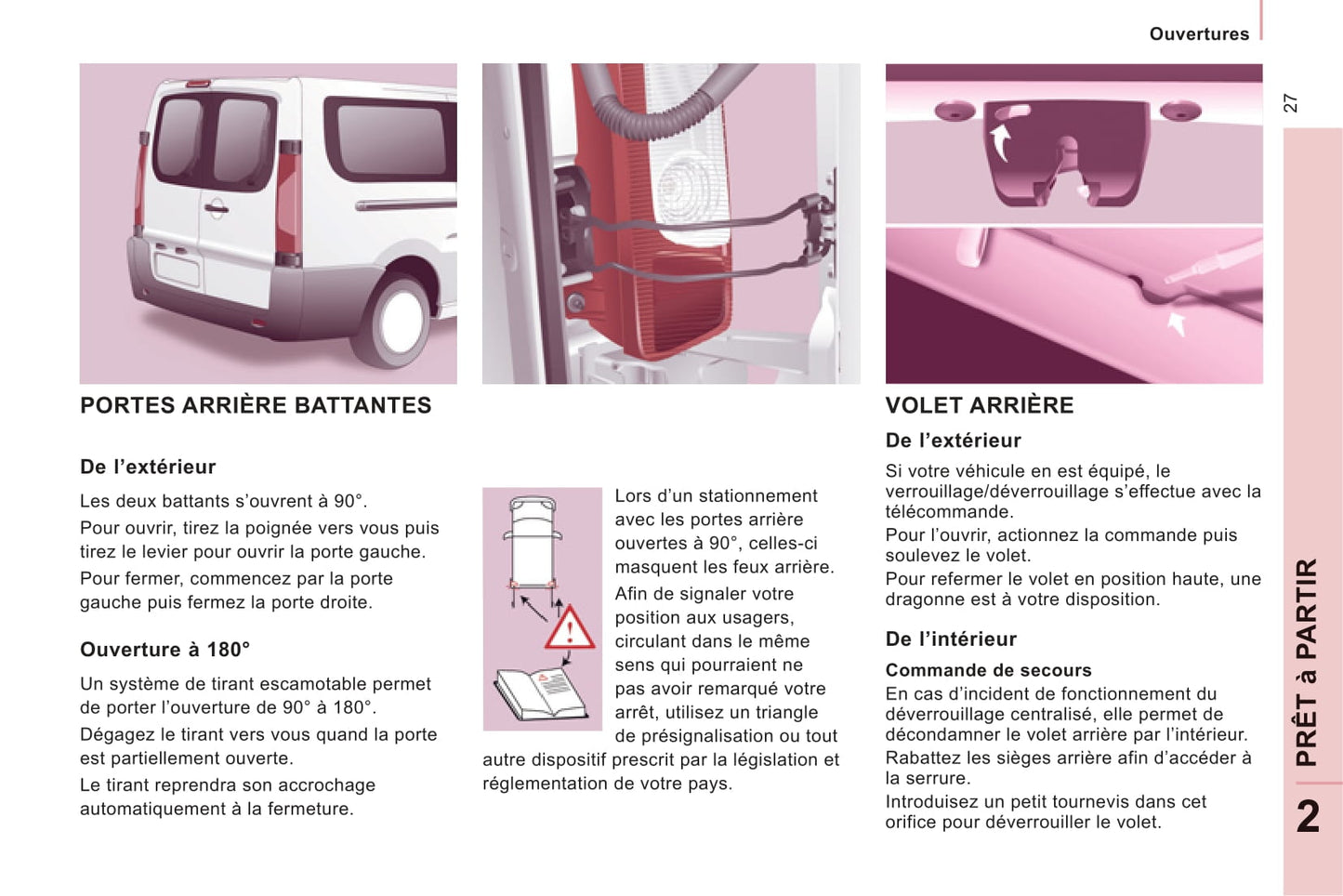 2012-2013 Peugeot Expert Tepee Manuel du propriétaire | Français