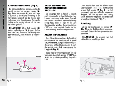 2003-2005 Alfa Romeo 156 GTA Owner's Manual | Dutch